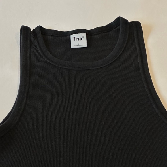 TNA Black Ribbed Tank - Picture 3 of 4